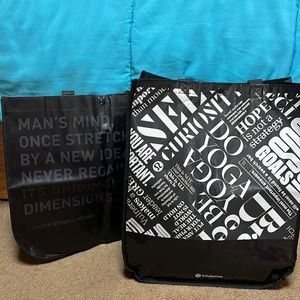Set of 2 Lululemon bags